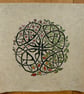Apple Tree Celtic Knot Lino cut print - Image 3