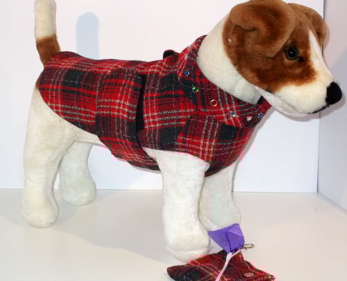 Tartan Dog Coat.