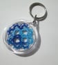  Multi Blue Tatted key-ring  - Image 1