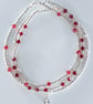 Bracelets Sterling silver with red swarovski and star charm  - Image 3