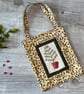 Hand Embroidered Lined Christmas Gift Bag - Image 1