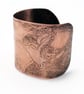 Large Bronze Crow Cuff - Image 2