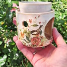 Pretty Floral Melt Burner Ceramic Summer