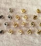 12.5mm 20L Antique Silver Knot Buttons Lightweight - Image 5