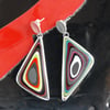 Statement jeep fordite earrings
