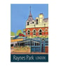 Raynes Park London travel poster print by Susie West - Image 4