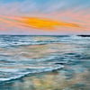 A4 Digital Print. Newton Stead Sunset from my Original Art