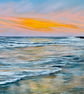A4 Digital Print. Newton Stead Sunset from my Original Art