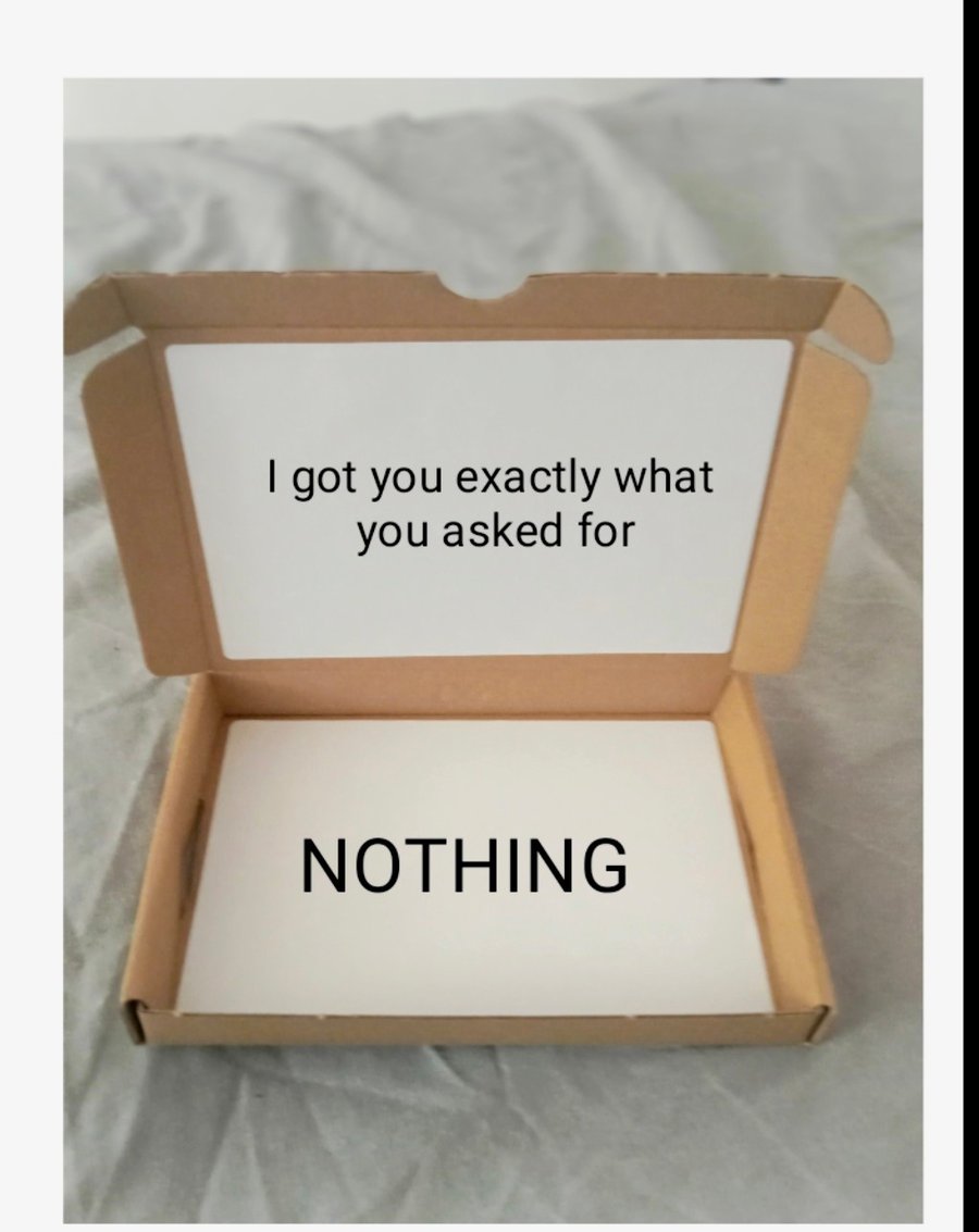 Gift Of Nothing 
