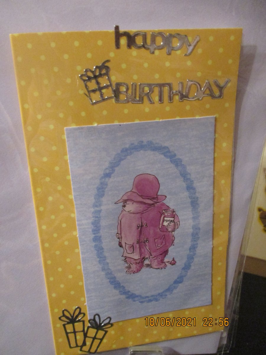 Happy Birthday Paddington Card