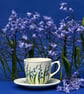 Bluebell Cup and Saucer - Hand Painted - Image 2