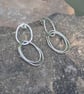 Linked ovals earrings  - Image 2