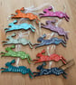 Hand painted wooden hanging  hare