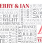 Personalised Ruby Anniversary Word Art - AN401 - Image 6