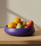 Purple Handmade  Fruit Bowl or Decorative Bowl for Kitchen Table