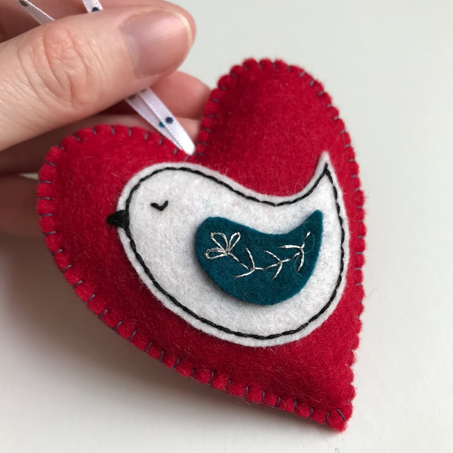 Love Bird Lavender Bag- option to add embroidered badge
