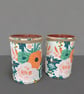 Mint & Peach floral grow your own herb gift set  - Image 2