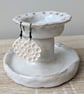 Hand Detailed Porcelain Drop Earrings