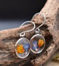 Pressed Flower Resin Earrings, 304 Stainless Steel Hooks, Made in Scotland - Image 5