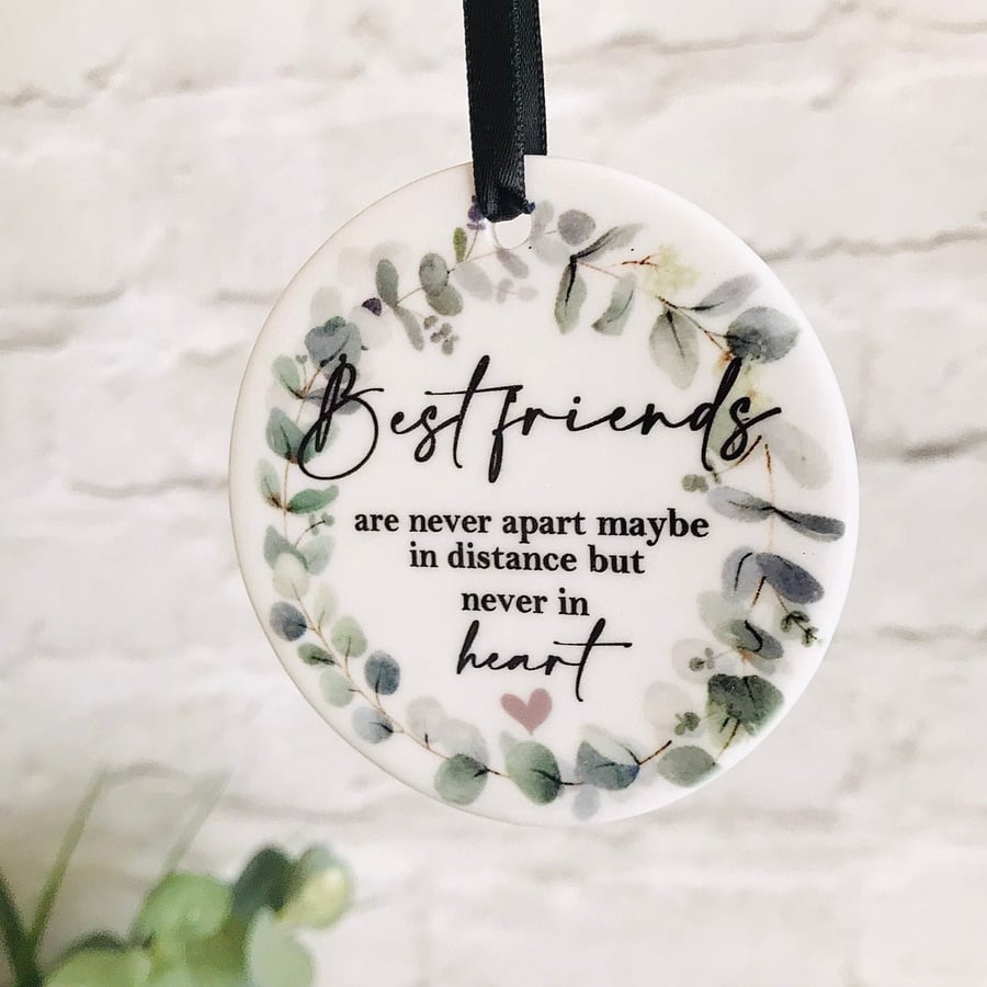 Best friends are never apart, Friendship gift, gift for Best friend, true friend