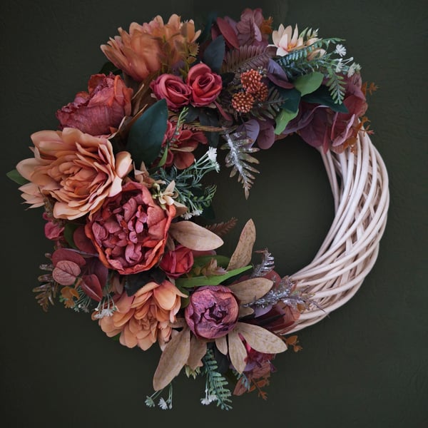 'Isla' Handmade Artificial Front DoorWreath