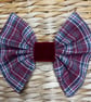 Fan Dog Bow Design with Velvet center - Image 1