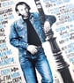 George Carlin Hand Pulled Limited Edition Screen Print - Image 7