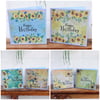 Set of 6 Sunflower Birthday Cards. Bright & Happy Greeting Cards for Birthday.