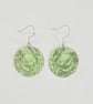 Recycled tin earrings 