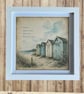 Seaside Curiosities Shadow Box. Beach Hut Framed Print. - Image 4
