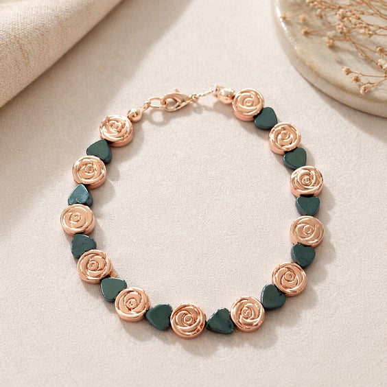 Hearts and Roses Bracelet, 