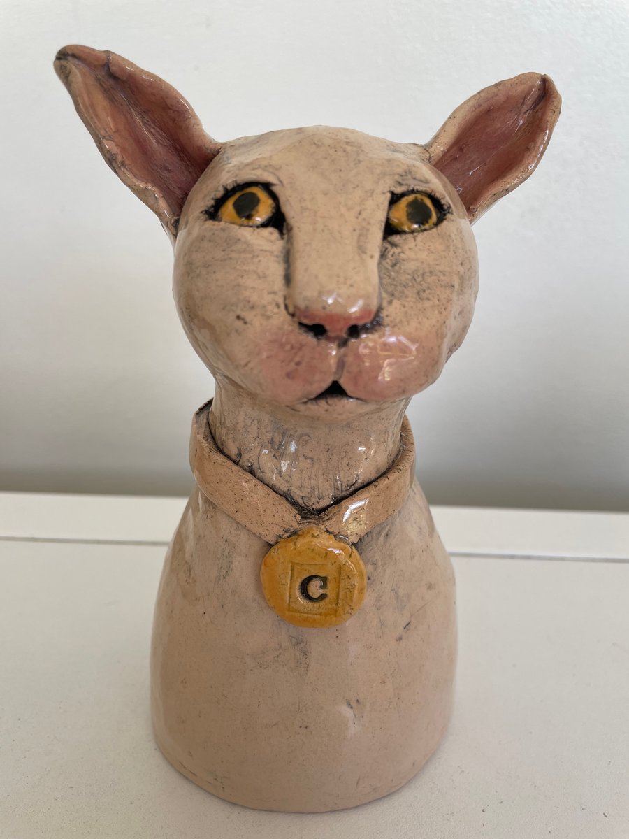 Handmade Ceramic cat 