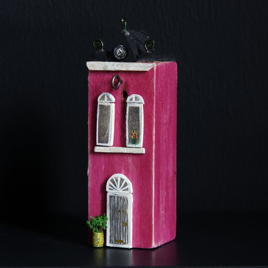 Wonky Buildings, Amsterdam Driftwood Art