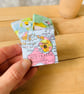 Tiny Concertina Sketchbook with Recycled Map Cover. Australia.
