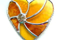 Stained Glass Suncatchers Hearts Love