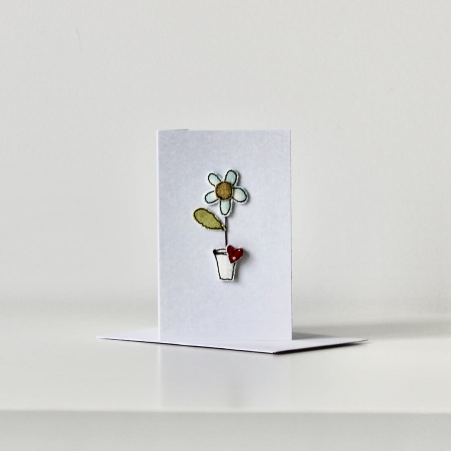 A Tiny Handmade Blank Card