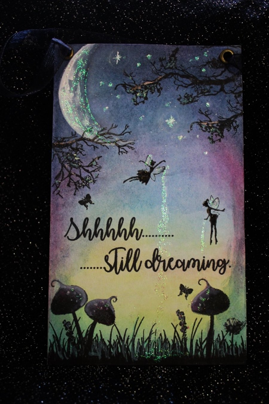 Shhhhh Still Dreaming Fairy Bedroom Door Sign-Hanging Decoration
