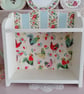 Wooden Shelf Display Storage Unit Made With Cath Kidston Vintage Designs Kitchen