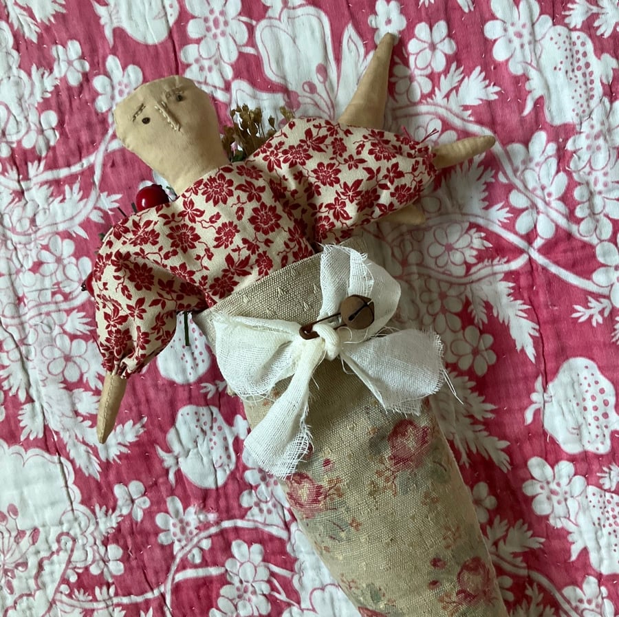 Primitive Stocking Decoration