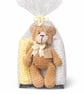 Biscuit the Bear Gift Set, Hand Crocheted Teddy Bear & Blanket,  Gift Wrapped 
