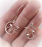 Silver mushroom earrings - Image 8