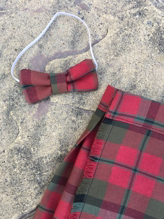 MacNaughton Tartan Kilt and Bow Tie for babies , children