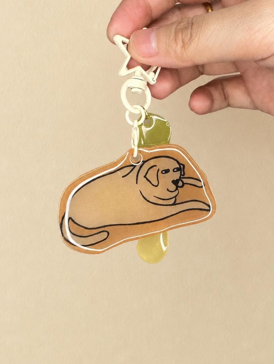 Get It Sorted Dog – Handmade Original Pet Illustration Keyring