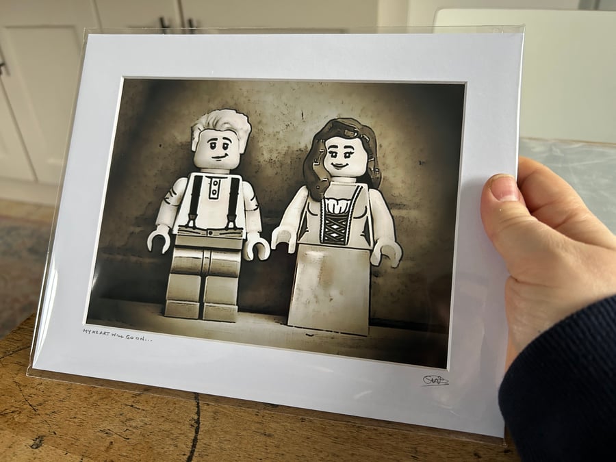 THE TITANIC - Jack and Rose - Lego minifigures - Photo Print