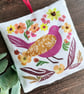 Handmade lavender bag, letterbox gift, scented gift, gift for bird lover