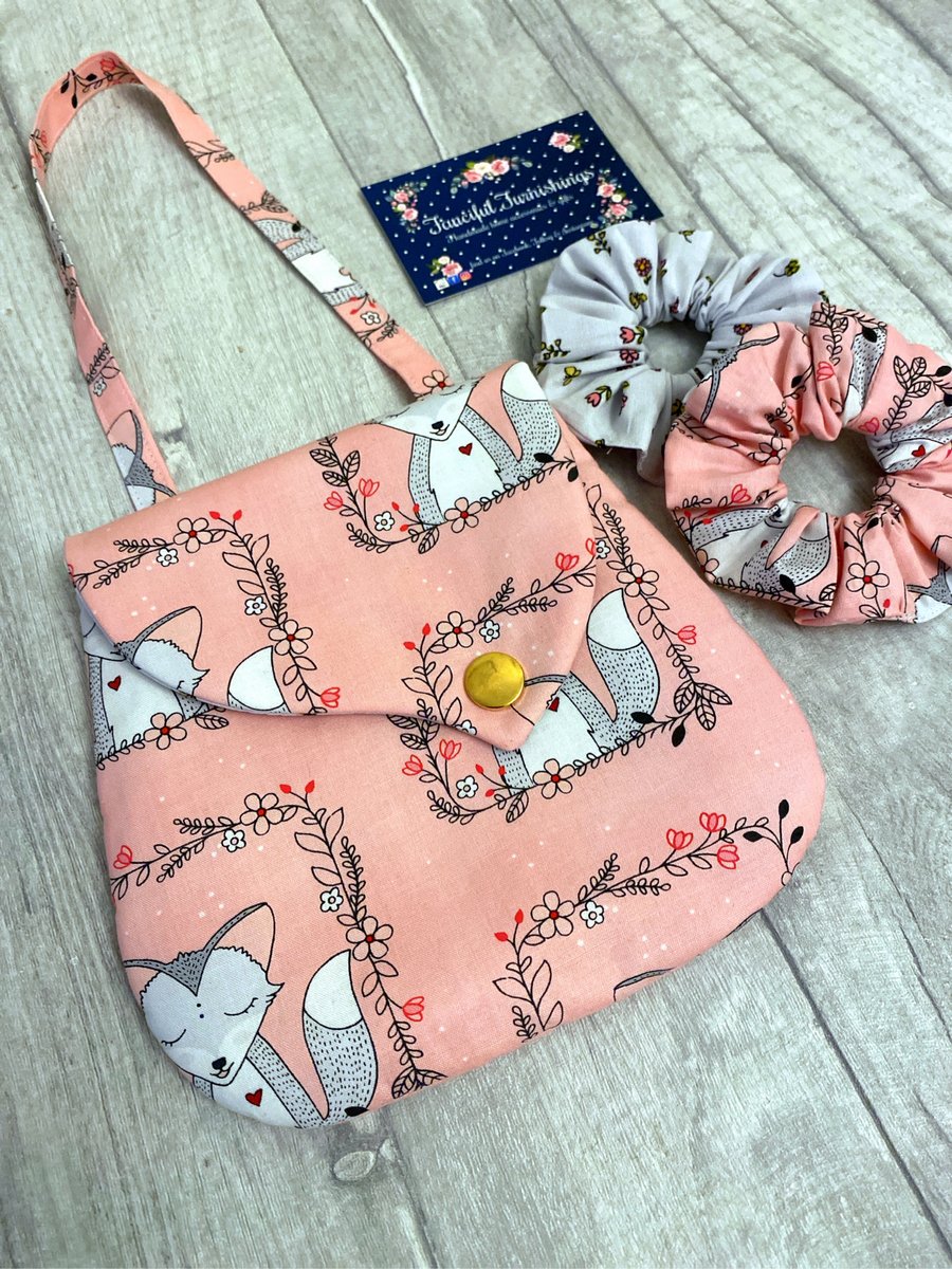 Childs Bag & matching Scrunchie Set