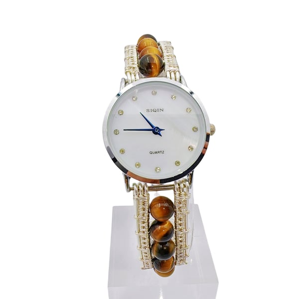 Watches for women tiger eye stone Bracelet Watch Beaded Wrist Watch Personalized