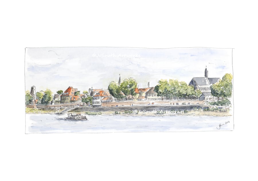 Tschuss Kaiserswerth! Kaiserswerth, Germany - Limited Edition Art Print