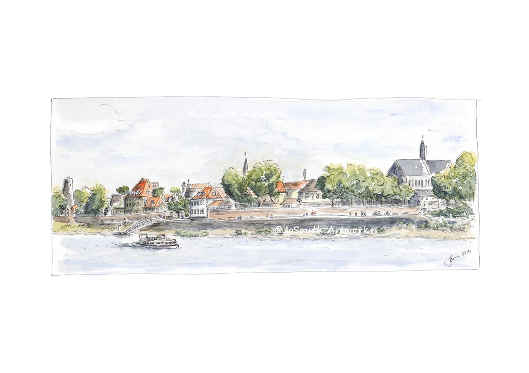 Tschuss Kaiserswerth! Kaiserswerth, Germany - Limited Edition Art Print