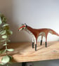 Handmade Paper Fox - Handmade Nature Inspired Joy Gift - Cute Whimsical Art